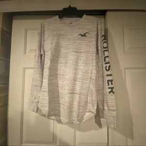 Hollister long sleeve heather gray